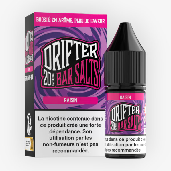 Image Produit Raisin Nic Salt Bar Salts Drifter 10ml