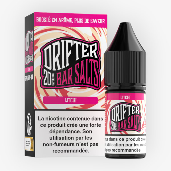 Image Produit Litchi Nic Salt Bar Salts Drifter 10ml