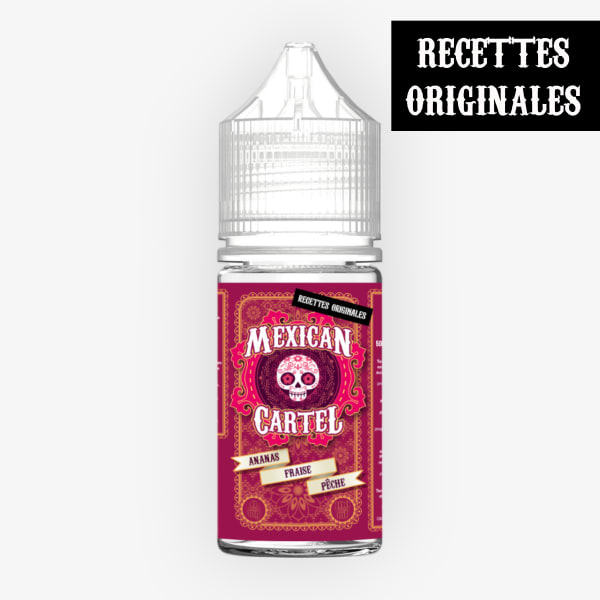 Image Produit Ananas Fraise Peche Concentre Mexican Cartel 30ml