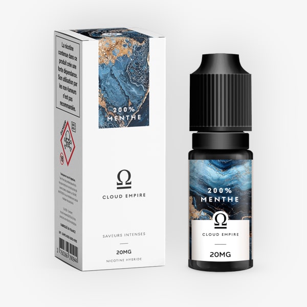 Image Produit 200% Menthe Nic Salt Hybride Cloud Empire The Fuu 10ml