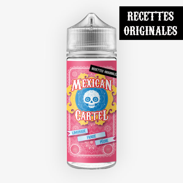 Image Produit Limonade Fraise Peche Mexican Cartel 100ml