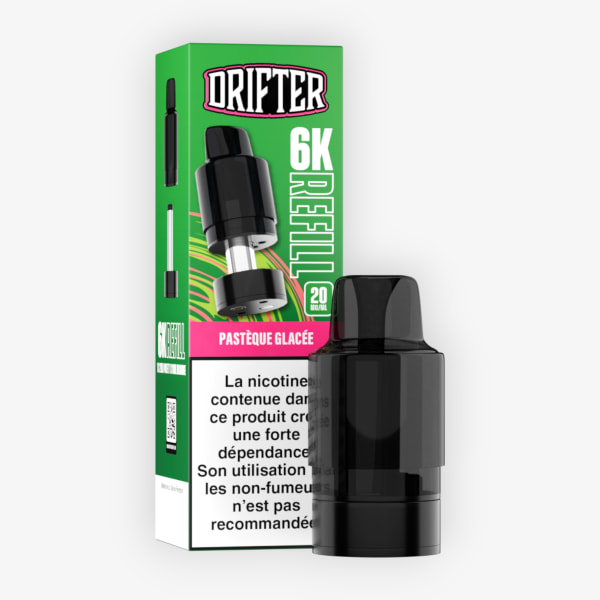 Cartouche 6k Drifter Bar 20mg Pasteque Glacee