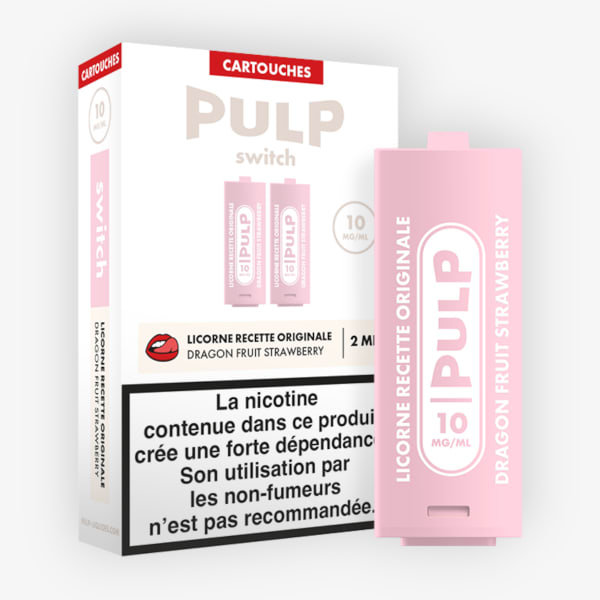 Cartouches Le Pod Switch 10mg (x2) Pulp Licorne Recette Originale