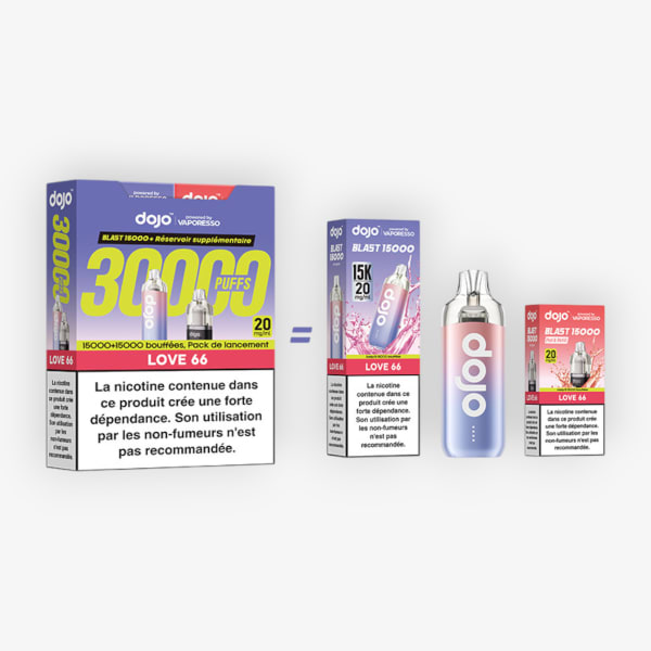 Puff 30k Blast 20mg Dojo by Vaporesso Love 66