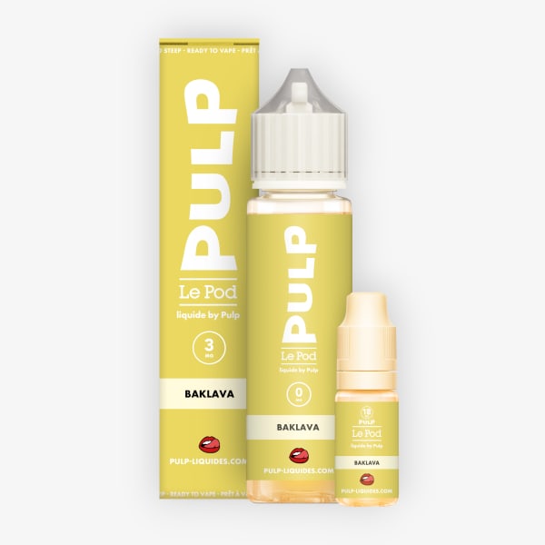 Image Produit Pack 60ml Baklava Pod Liquide Pulp - 03mg