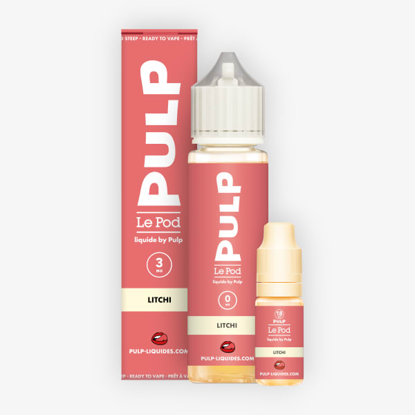 Image Produit Pack 60ml Litchi Pod Liquide Pulp - 03mg