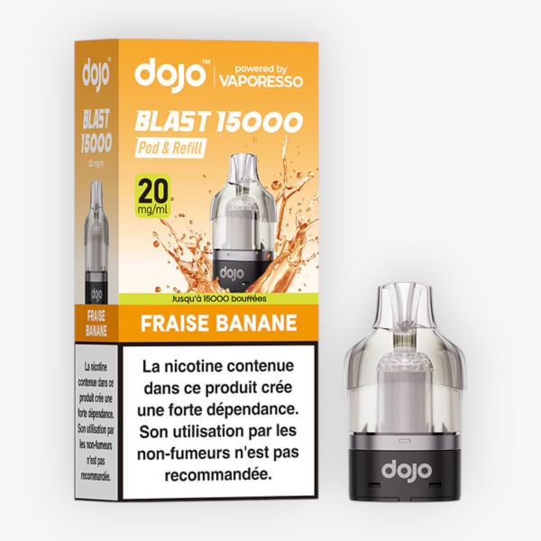 Cartouche Blast 20mg Dojo by Vaporesso Fraise Banane