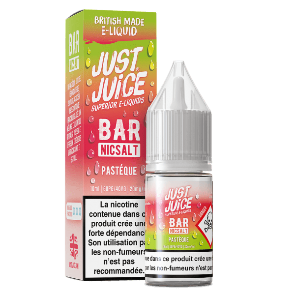 Image Produit Pasteque Bar Nicsalt Just Juice 10ml