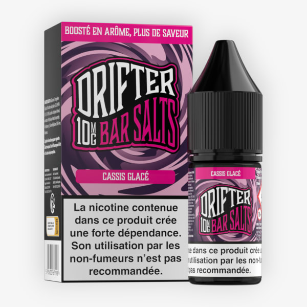 Image Produit Cassis Glace Nic Salt Bar Salts Drifter 10ml 10mg
