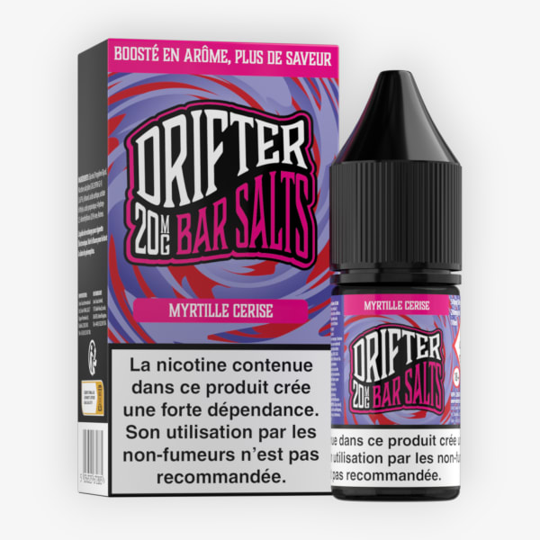 Image Produit Myrtille Cerise Bar Salts Drifter 10ml