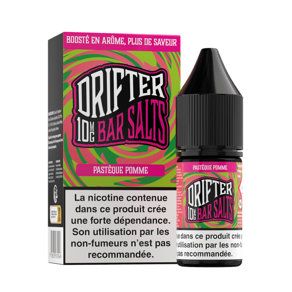 Image Produit Pasteque Pomme Nic Salt Bar Salts Drifter 10ml 10mg