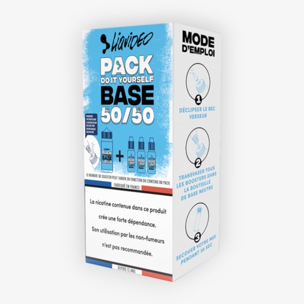 Pack DIY 200ml 50/50 3mg Liquideo 03mg Liquideo