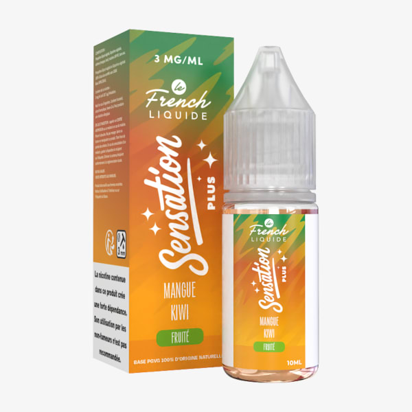Mangue Kiwi Le French Liquide Sensation Plus 10ml 03mg Sensation +