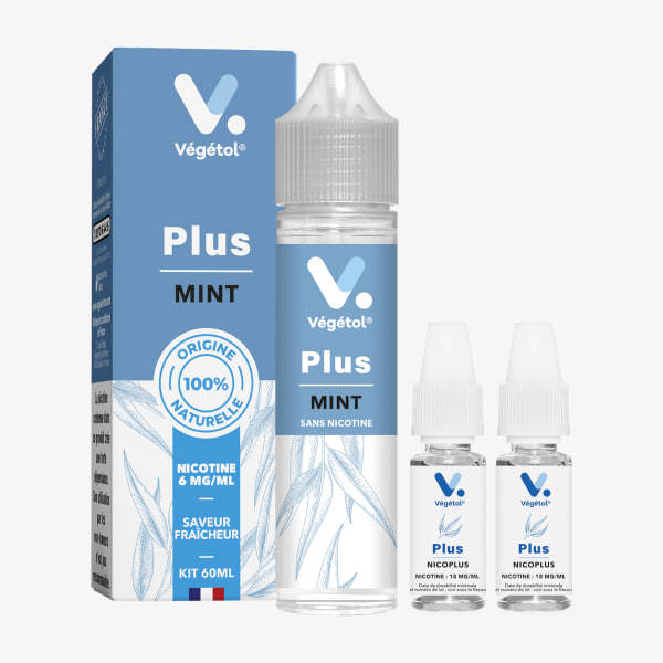 Pack Mint Végétol Plus 60ml 06mg