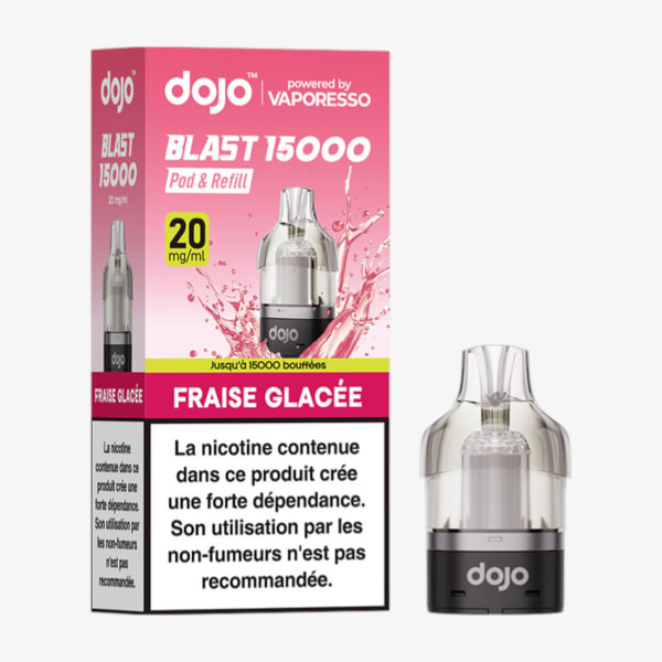 Cartouche Blast 20mg Dojo by Vaporesso Fraise Glacée