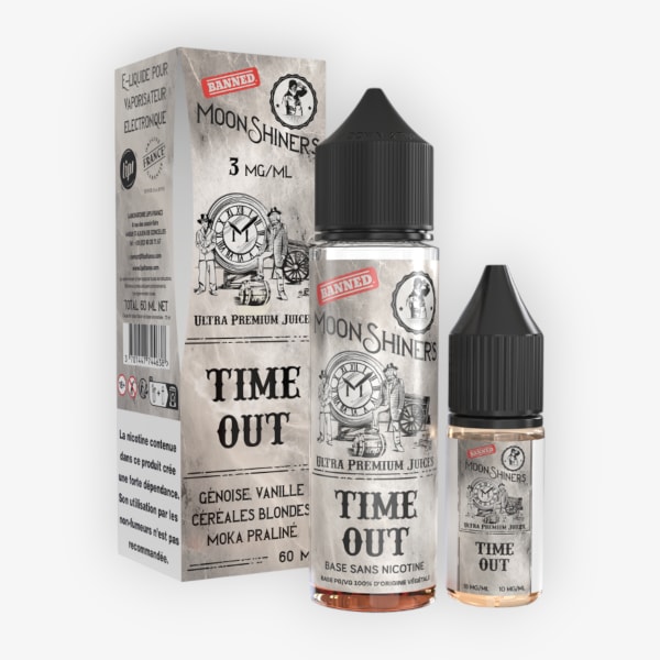 Image Produit Pack 60ml Time Out Moonshiners - 03mg