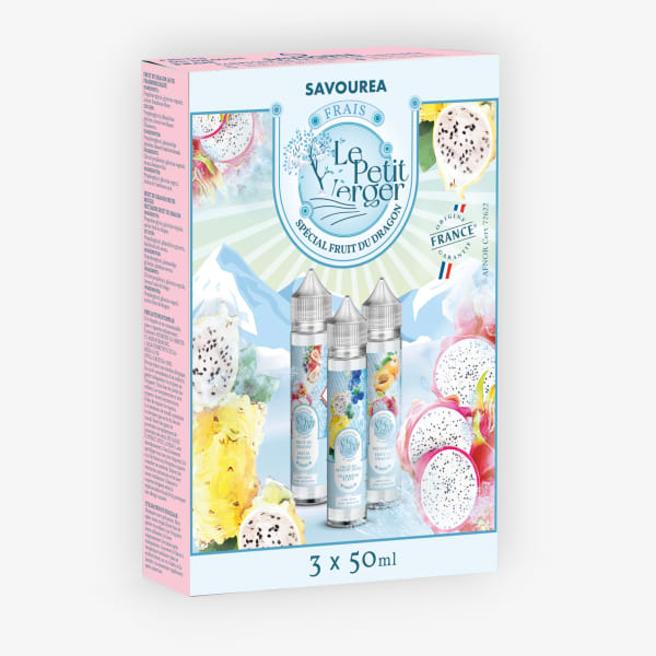 Pack Spécial Fruit Du Dragon Le Petit Verger Frais 3x50ml 00mg Le Petit Verger Frais
