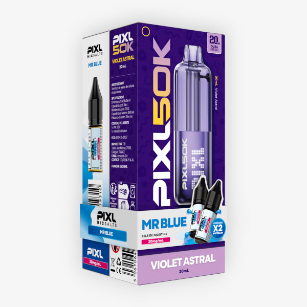 Puff PIXL 50k 20mg Mr Blue - Violet Astral