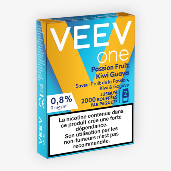 Cartouches Veev One 09mg Passion Fruit Kiwi Guava