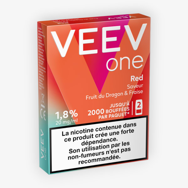Cartouches Veev One 20mg Red