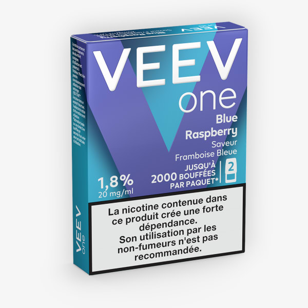Cartouches Veev One 20mg Blue Raspberry