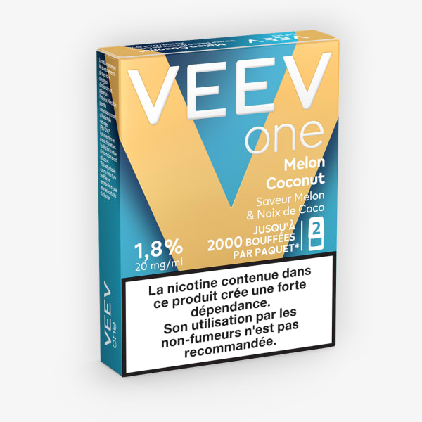 Cartouches Veev One 20mg Melon Coconut