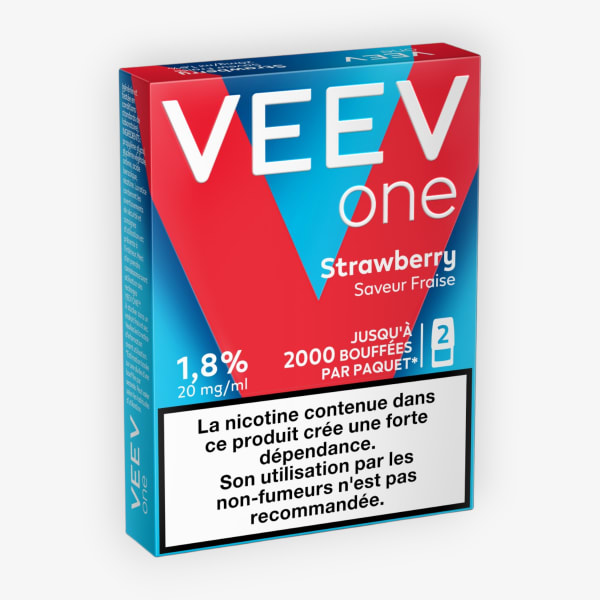Cartouches Veev One 20mg Strawberry