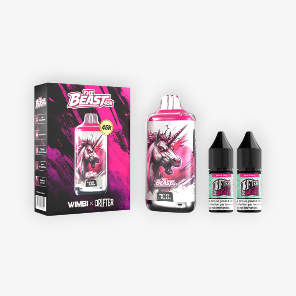 Puff The Beast 45k Mystic Unicorn 20mg Wimbi - Drifter Menthe Douce