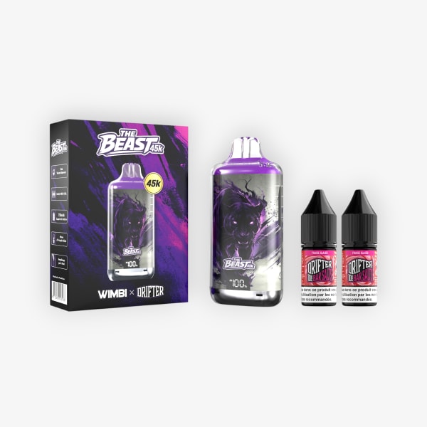 Puff The Beast 45k Nebula Panther 10mg Wimbi - Drifter Fraise Glacée