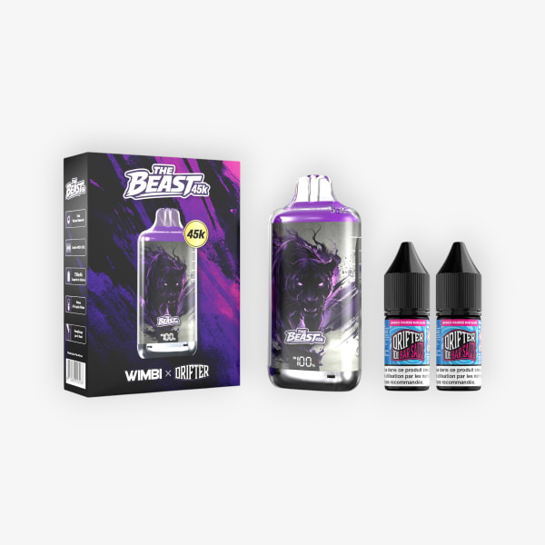 Puff The Beast 45k Nebula Panther 10mg Wimbi - Drifter Limonade Framboise Bleue Glacée