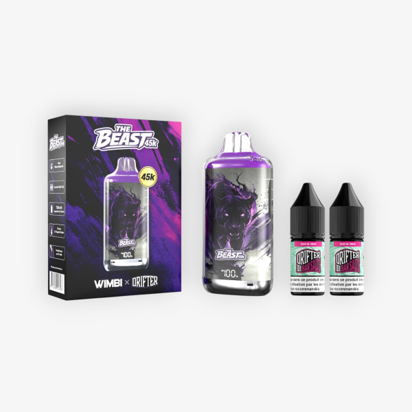 Puff The Beast 45k Nebula Panther 10mg Wimbi - Drifter Menthe Douce