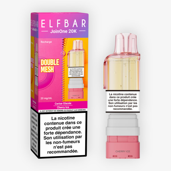 Cartouche JoinOne 20k 20mg Elfbar Cerise Glacée ElfBar