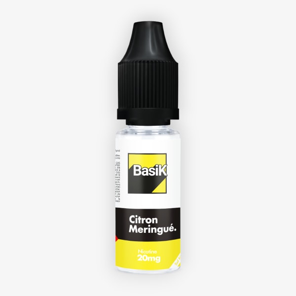 Citron Meringué Nic Salt BasiK Cloud Vapor 10ml 20mg
