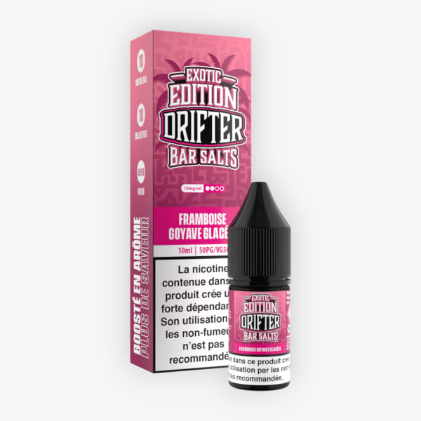 Framboise Goyave Glacées Exotic Edition Bar Salts Drifter 10ml 10mg Exotic Edition