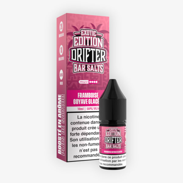 Framboise Goyave Glacées Exotic Edition Bar Salts Drifter 10ml 20mg