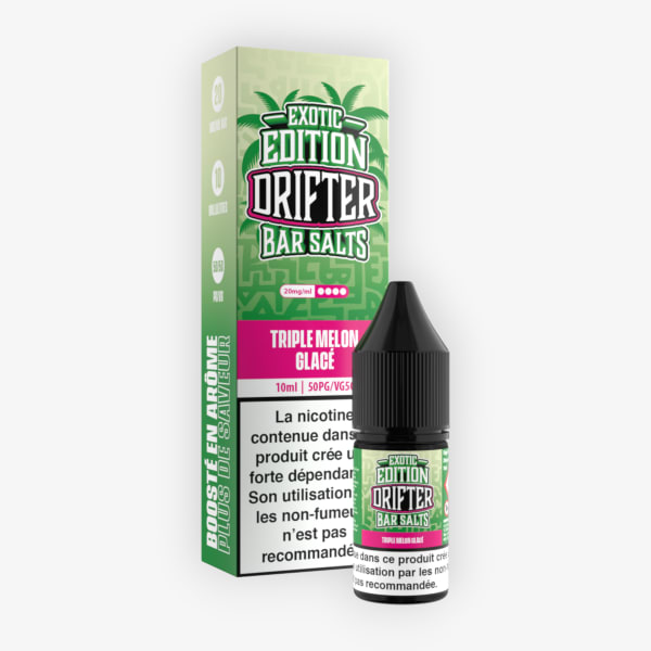 Triple Melon Glacé Exotic Edition Bar Salts Drifter 10ml 20mg