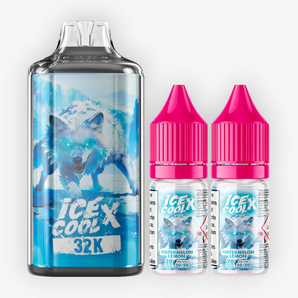 Puff Ice Cool X 32k Liquidarom Watermelon Lemon