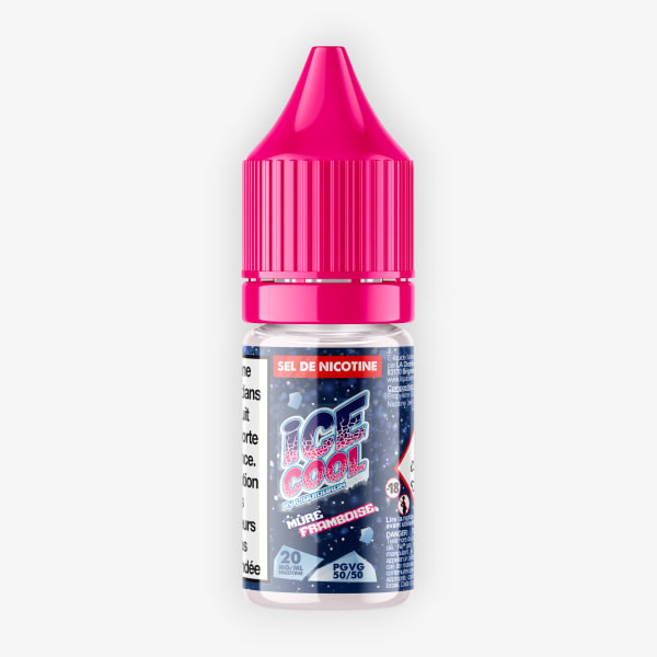 Mûre Framboise Nic Salt Ice Cool Liquidarom 10ml 20mg Ice Cool