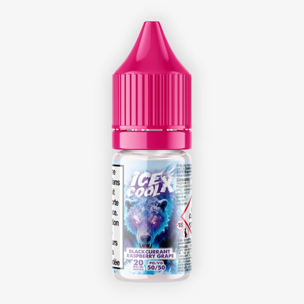 Blackcurrant Raspberry Grape Ice Cool X Liquidarom 10ml 20mg Ice Cool X