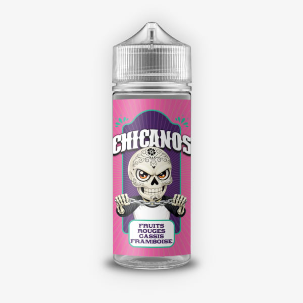 Fruits Rouges Cassis Framboise Chicanos 100ml 00mg Chicanos
