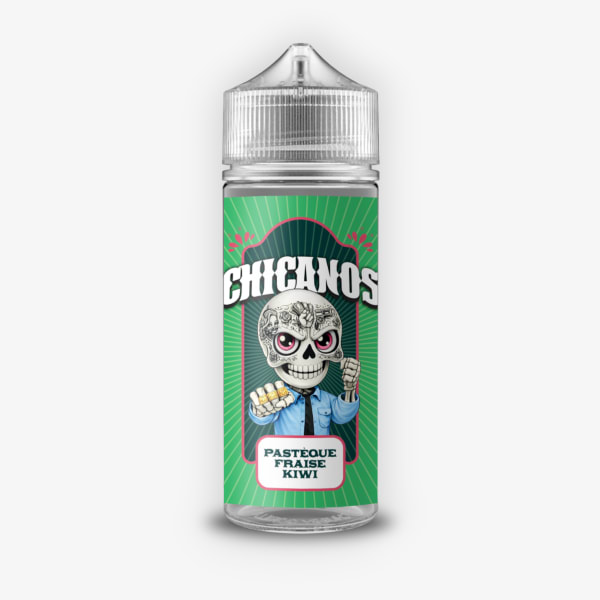 Pastèque Fraise Kiwi Chicanos 100ml 00mg Chicanos