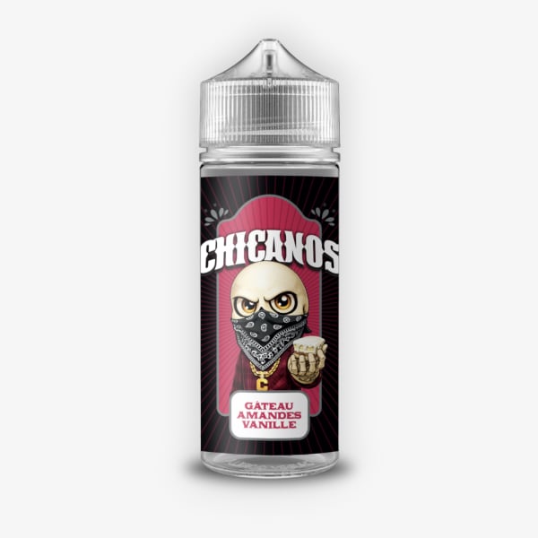 Gâteau Amandes Vanille Chicanos 100ml 00mg Chicanos