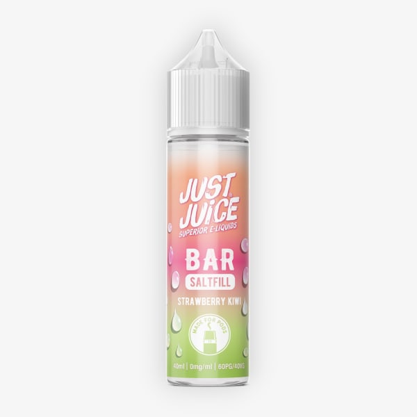 Strawberry Kiwi Bar Saltfill Just Juice 40ml 00mg Bar Saltfill