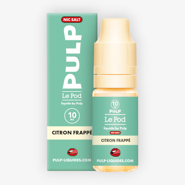 Citron Frappé Le Pod Liquide Pulp 10ml Citron Frappe Nic Salt Le Pod Liquide Pulp 10ml 10mg Le Pod Liquide