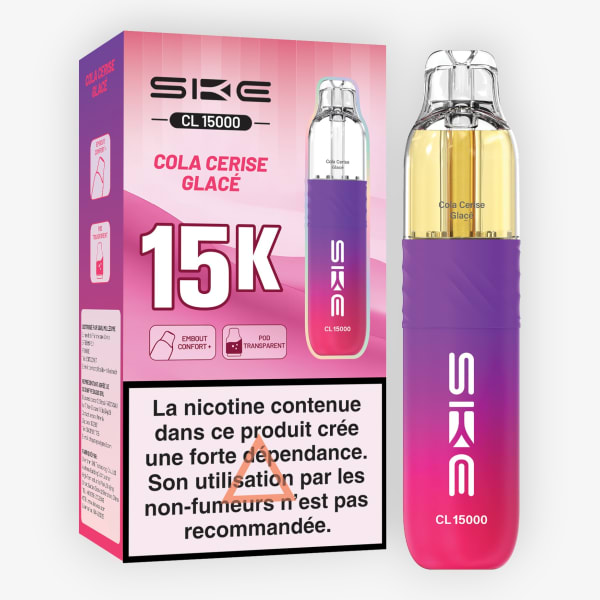 Puff CL15000 20mg SKE Cola Cerise Glacé