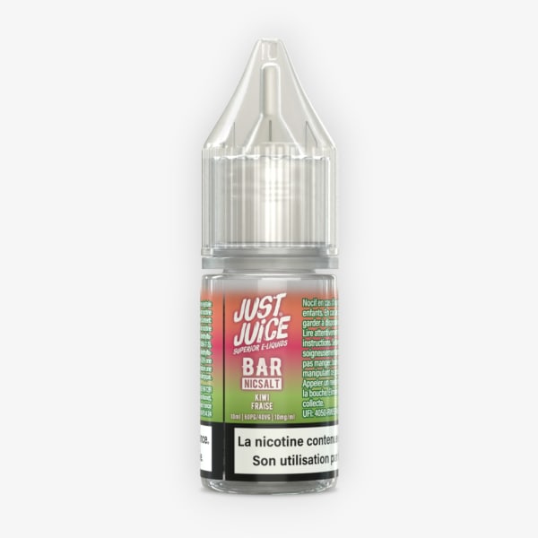 Kiwi Fraise Bar Nicsalt Just Juice 10ml 10mg Bar Nicsalt