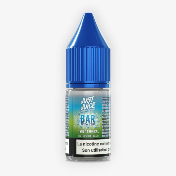 Twist Tropical Bar Below Zero Nicsalt Just Juice 10ml 10mg Bar Below Zero Nicsalt