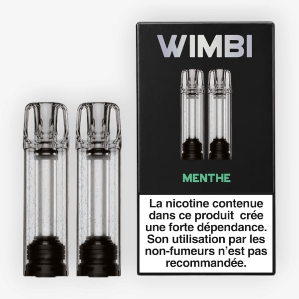 Pack de 2 Cartouches Pod XS 20mg Wimbi Menthe