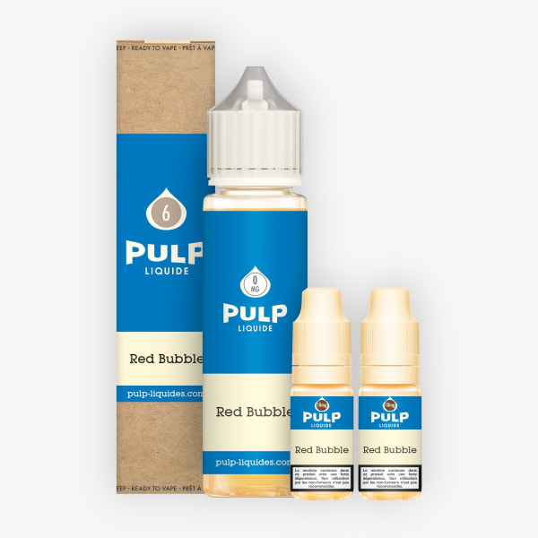Pack 60ml Red Bubble Pulp - 06mg 06mg Pulp