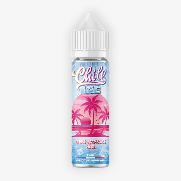 Cerise Framboise Mûre Chill Ice LP Vapor 50ml 00mg Chill Ice